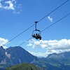 The lift takes you up: if you don’t want to walk, you can take the Fermeda chairlift located close to the Seceda mountain peak. Foto: AT, &copy; Peer