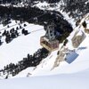 Mit der Seilbahn geht es hinauf auf 2.500 m Meeresh&ouml;he, ins Herz des Skigebietes Sec&euml;da am Hausberg von St. Ulrich. Foto: EMS, &copy; Peer