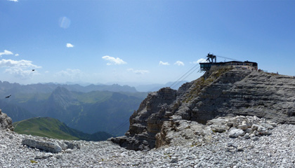 Sella mountain chain from Sas Pordoi