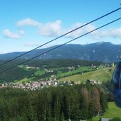 RS seis am schlern von seiser alm bahn aus