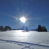 winter sonne seiser alm schnee