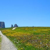 schlernblick weg nach panorama