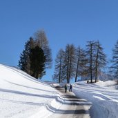 winterwanderung seiser alm asphaltweg