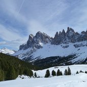 geislergruppe darunter brogles alm winter