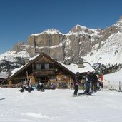 Skigebiet Sellaronda Sellarunde Fassa Gherdeccia Canazei