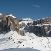 Skigebiet Sellaronda Sellarunde Sellajoch Passo Sella