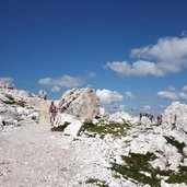 dolomiten hoehenweg nr bei pisciadu huette