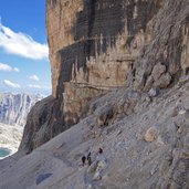 weg unter piasciadu spitze