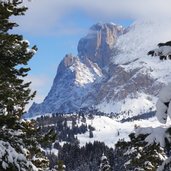 RS aussicht auf plattkofel langkofel winter