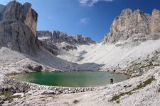 berg der ladiner sella wanderung pisciadu