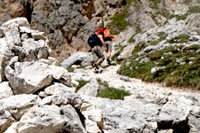 Groeden bergsteigen gruppentouren