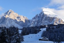 RS langkofel und plattkofel seiser alm winter