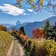 herbst blick richtung groeden mit sella langkofelgruppe