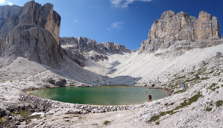 berg der ladiner sella wanderung pisciadu