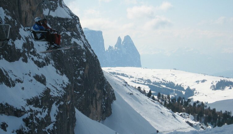 RS Skigebiet Sellaronda Sellarunde Groeden Schlern Santner