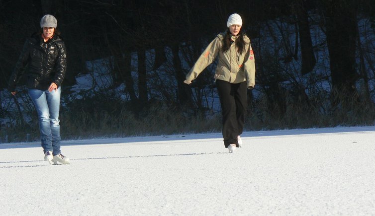 RS Montiggl Winter Eislaufen