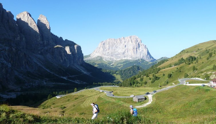 RS groedner joch wanderer und langkofel